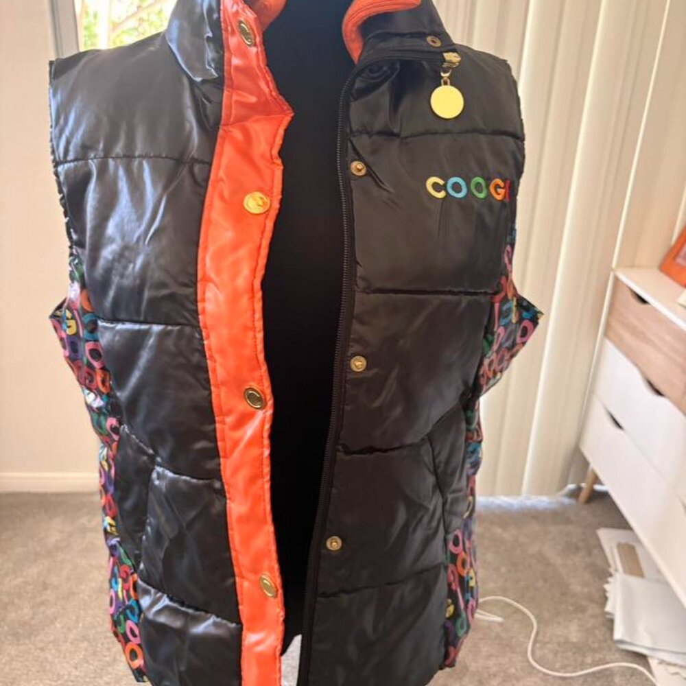 COOGI Vet Puffer Jacket Multi Color Sz XL